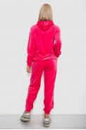 Спортивний костюм жіночий велюровий, колір рожевий, 241R1530-5 - фото № 3