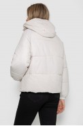 Куртка жіноча демісезонна  -уцінка, колір світло-бежевий, 244R2025-5-U-1 оптом - фото № 3
