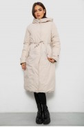 Куртка жіноча двостороння зимова  -уцінка, колір бежевий, 244R24115-U-10 - фото № 7