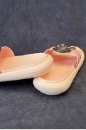 Шлепанцы женские с аппликацией, цвет персиковый, 243R5028-2 оптом - фото № 3