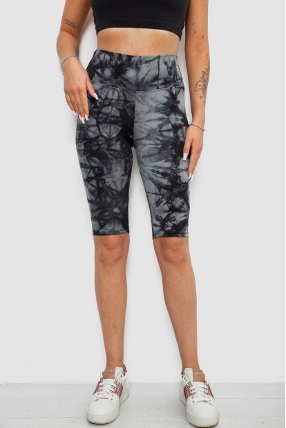 Велотреки жіночі, колір чорно-сірий, 214R935