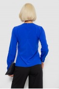 Блуза однотонная, цвет электрик, 230R306 - фото № 3