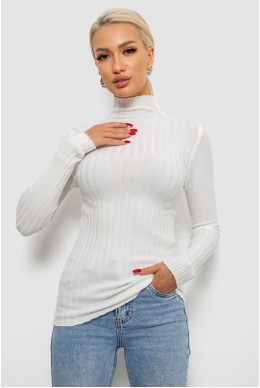 Гольф женский однотонный, цвет белый, 204R040