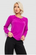 Блуза однотонная, цвет фуксия, 230R306 - фото № 0