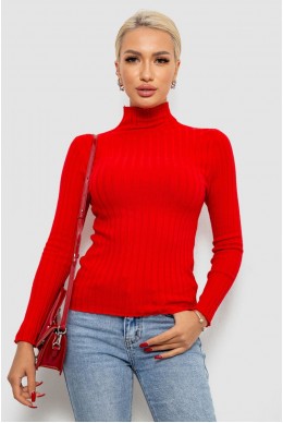 Гольф женский однотонный, цвет красный, 204R040