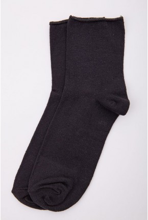 Чорні чоловічі шкарпетки, середньої довжини, 167R322