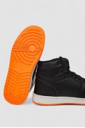 Кроссовки мужские зимние на меху, цвет черно-оранжевый, 248RH206 - фото № 4