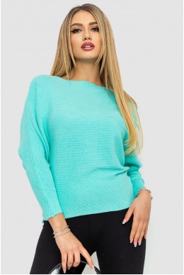 Кофта женская однотонная  -уценка, цвет мятный, 244R2034-U-16