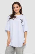 Футболка женская с принтом, цвет белый, 244R2030 - фото № 0