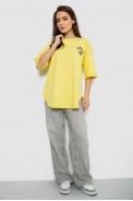Футболка жіноча з принтом, колір жовтий, 244R2030 - фото № 1