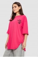 Футболка женская с принтом, цвет розовый, 244R2030 - фото № 2