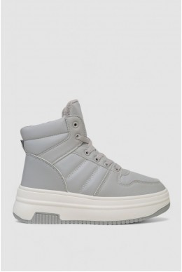 Кросівки жіночі зимові на хутрі  -уцінка, колір сірий, 248RAM022-U-2