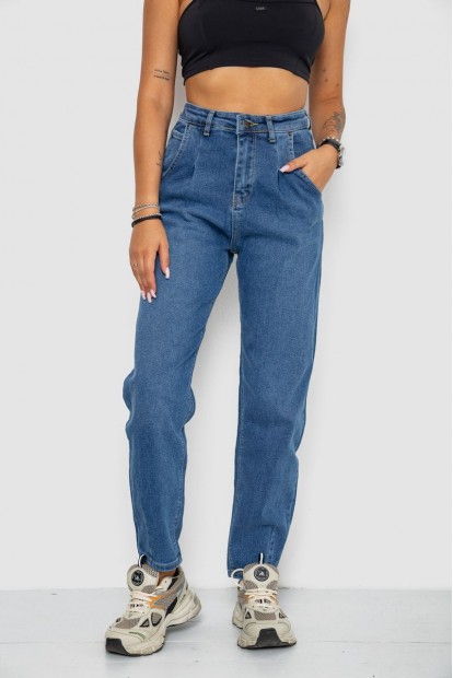 Джинси жіночі MOM  -уцінка, колір синій, 244R750-8-U-1