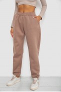 Спортивні штани жіночі на флісі  -уцінка, колір мокко, 238R58671-U-14 - фото № 2
