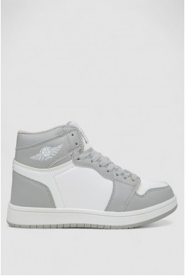 Кроссовки женские зимние на меху, цвет бело-серый, 248RHB470-6