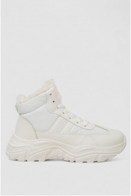 Черевики зимові жіночі на хутрі 248RDM09-1-U -уцінка, колір Білий