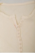 Кофта жіноча базова в рубчик  -уцінка, колір кремовий, 204R002-U-2 - фото № 6