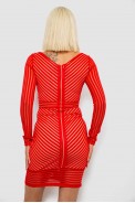 Платье женское на подкладке, цвет красный, 230R326 - фото № 3