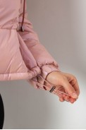 Куртка женская демисезонная короткая, цвет розовый, 244R23-9 - фото № 6