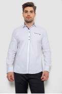 Сорочка чоловіча, колір білий, 214R7078 - фото № 1
