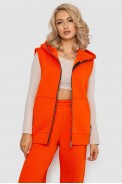 Костюм женский на флисе трехнитка  -уценка, цвет оранжевый, 102R7725-U - фото № 1