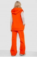 Костюм женский на флисе трехнитка  -уценка, цвет оранжевый, 102R7725-U - фото № 3