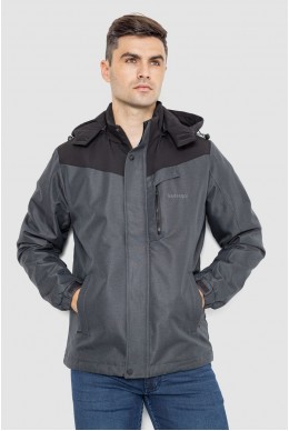 Куртка чоловіча демісезонна 214R2012-1-U-6 уцінка, колір Сіро-чорний