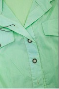 Сорочка жіноча однотонна  -уцінка, колір м'ятний, 230R068-5-U-52 - фото № 5