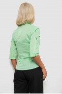 Сорочка жіноча однотонна  -уцінка, колір м'ятний, 230R068-5-U-54 - фото № 3