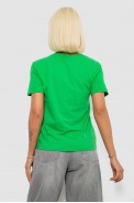 Футболка женская с принтом, цвет зеленый, 244R1035-5 - фото № 3