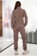 Спортивний костюм жіночий на флісі, колір мокко, 257R90 - фото № 13
