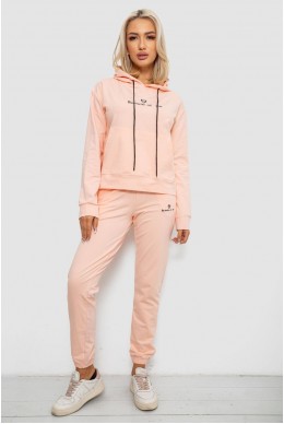 Спортивний костюм жіночий двонитка  -уцінка, колір персиковий, 214R1419-002-U-5