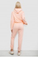 Спортивний костюм жіночий двонитка  -уцінка, колір персиковий, 214R1419-002-U-5 - фото № 3