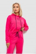 Спортивний костюм жіночий двонитка  -уцінка, колір рожевий, 214R1419-001-U-16 оптом - фото № 1