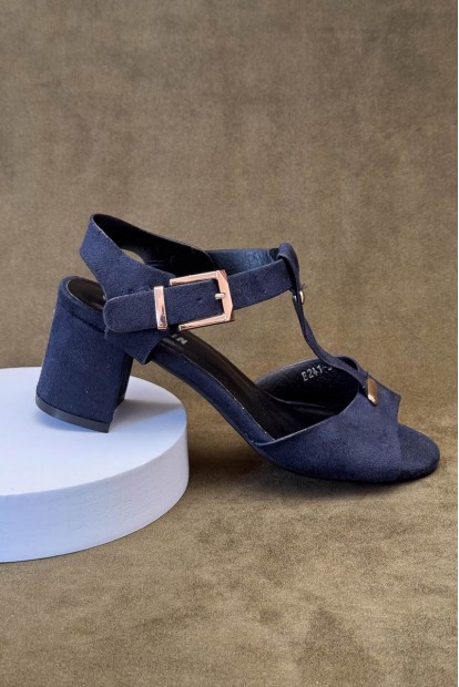 Босоножки женские, цвет синий, 243RE241