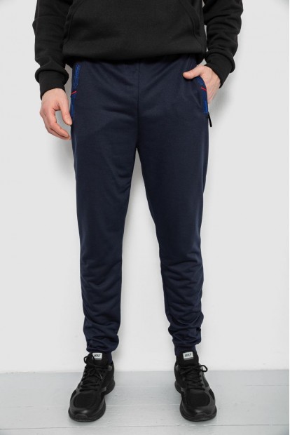 Спортивные штаны мужские, цвет синий, 244R429