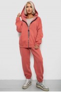 Спортивный костюм женский на флисе, цвет коралловый, 247R1058-5 - фото № 0