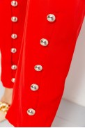 Класичні жіночі штани, прямого крою, колір Червоний, 102R287