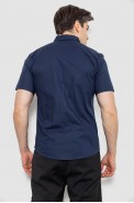 Рубашка мужская, цвет темно-синий, 214R7001 - фото № 3