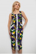Сарафан женский с принтом, цвет фиолетовый, 230R029 - фото № 0