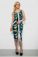 Сарафан женский с принтом, цвет синий, 230R029 - фото № 1
