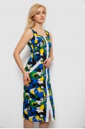 Сарафан женский с принтом, цвет синий, 230R029 - фото № 2