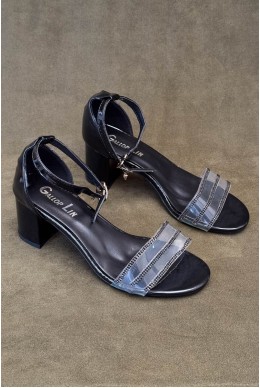 Босоножки женские, цвет черный, 243RE279