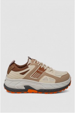 Кроссовки мужские демисезонные  -уценка, цвет бежево-коричневый, 243R121-U