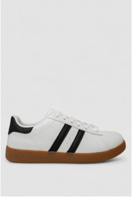 Кроссовки женские кожа  -уценка, цвет бело-черный, 248RL2420-6-U