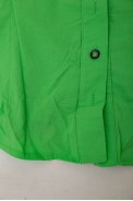 Рубашка женская однотонная  -уценка, цвет зеленый, 230R068-11-U-94 - фото № 5