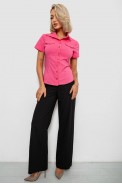 Рубашка женская однотонная  -уценка, цвет розовый, 230R068-11-U-86 - фото № 1