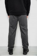 Спортивні штани чоловічі однотонні, колір темно-сірий, 244RY-440 - фото № 3