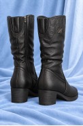 Сапоги женские зимние на меху, цвет черный, 243R12004 - фото № 3