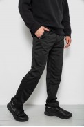 Спортивні штани чоловічі однотонні, колір чорний, 244RY-440 - фото № 2